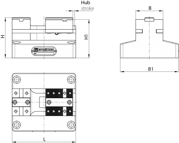 Pnömatik kompakt mengene PS - Görsel 8
